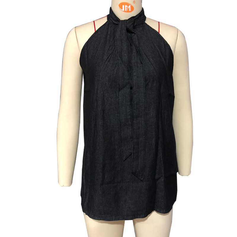 Hot Sale Sexy Halter Neck Strap Sleeveless T-shirt Top