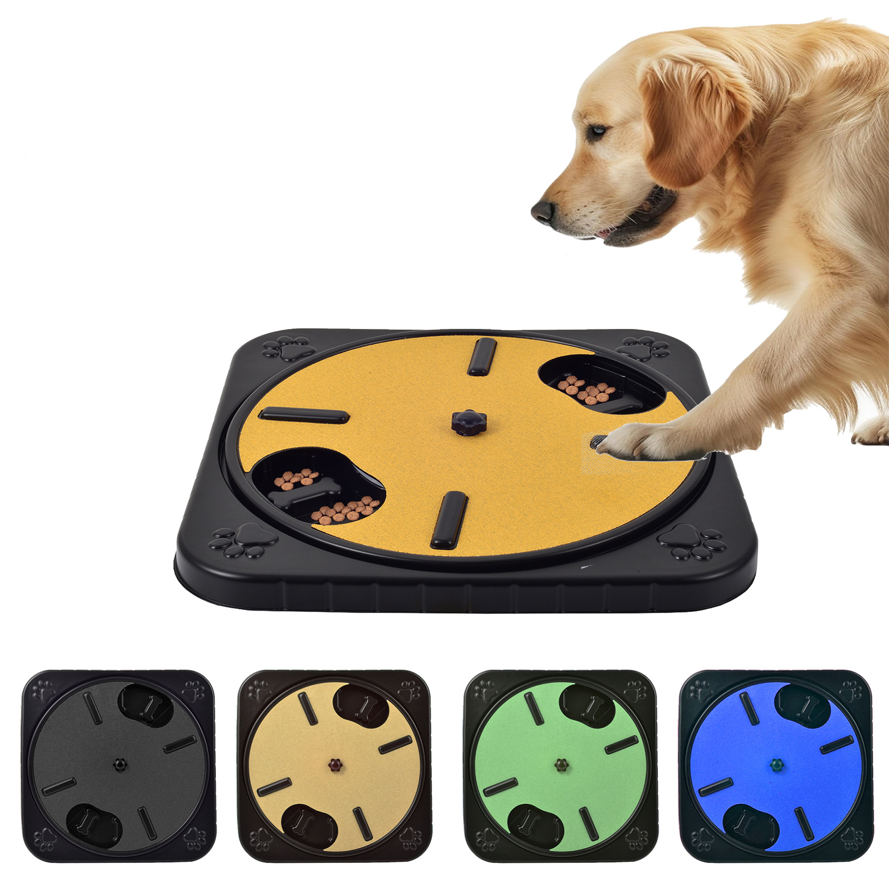 Pet Dog Scratching Board, Slow-feeding Board, Nail File Board, And Dog Toy