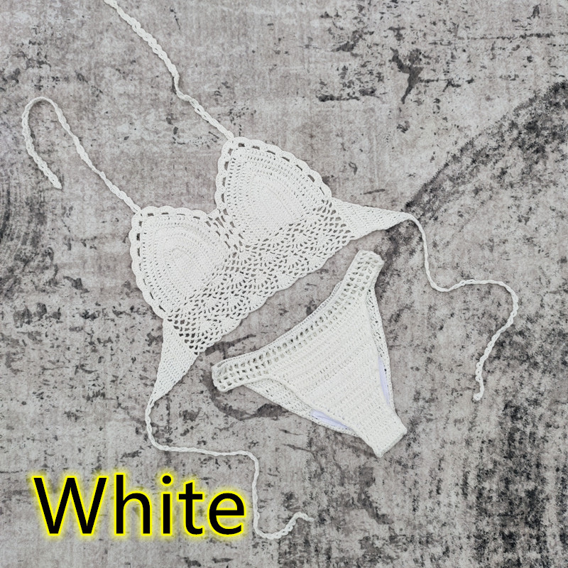 Women's Pure Cotton Knitting Sexy Swimsuit