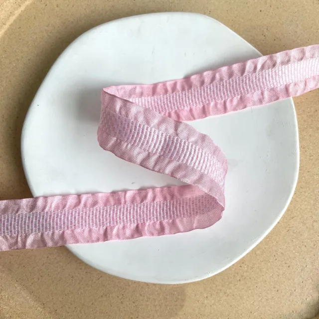 Silk Colored Ribbons Bow Hair Accessories DIY Material Light Pink - Shop at LoveMi