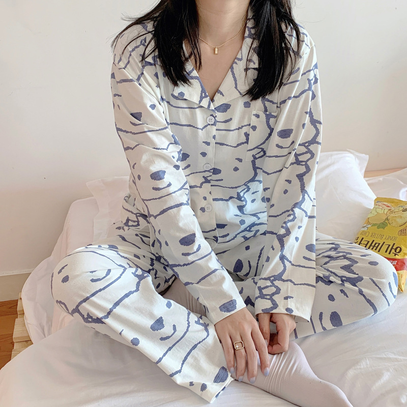 Title 5, Spring And Autumn Long-sleeved Pajamas Women