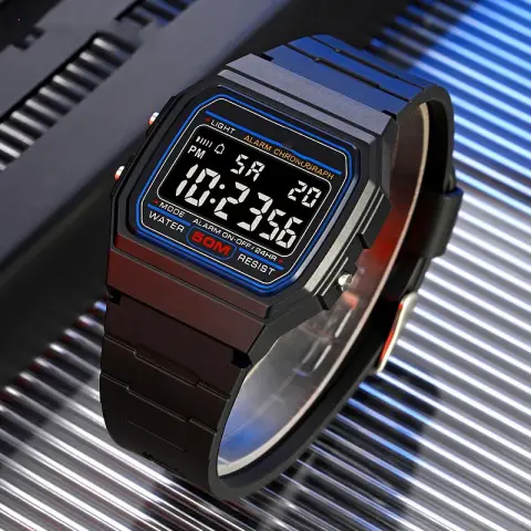 Multifunctional Waterproof Fashion Sports Electronic Watch