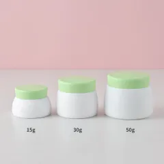 PP Double Cream Box Baby Mask Lotion Bottle Cream Jar - Green - View 1