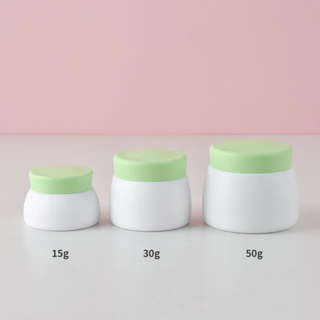 PP Double Cream Box Baby Mask Lotion Bottle Cream Jar Green - Shop at LoveMi