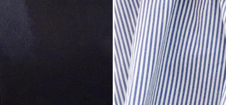 Women's Simple Waistcoat Striped Long Sleeve Shirt Set