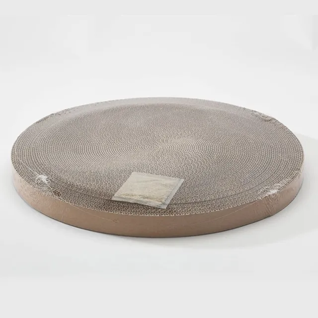 Crumb free Cat Toy Corrugated Bowl shaped Three in one Multifunctional Cat Scratch Board Replacement Core - Shop at LoveMi