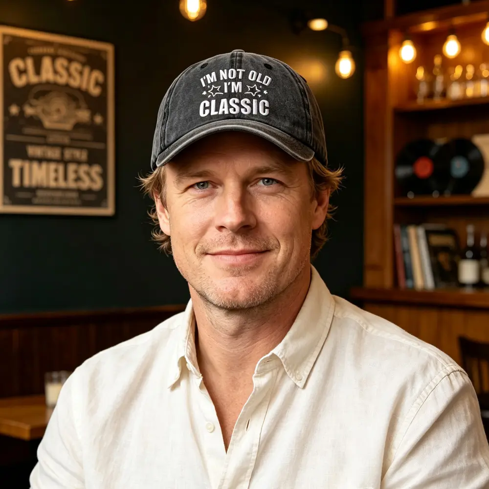 I'm Not Old Classic Baseball Cap, Vintage