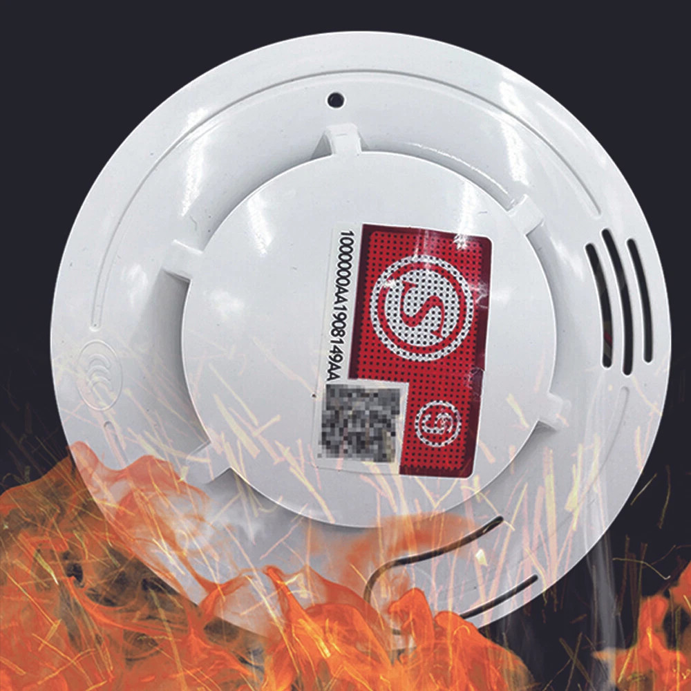 2 X Home Fire Alarm Smoke Detector Gas Sensor Twin Pack With Batteries 10 Year — foto 9