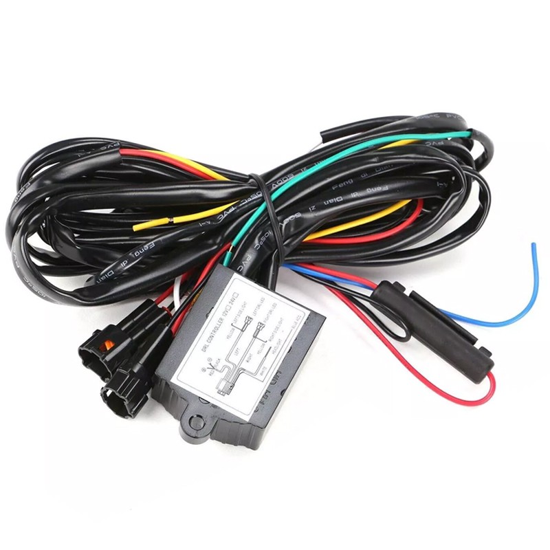 DRL LED Daytime Running Light Relay Harness Automatic On