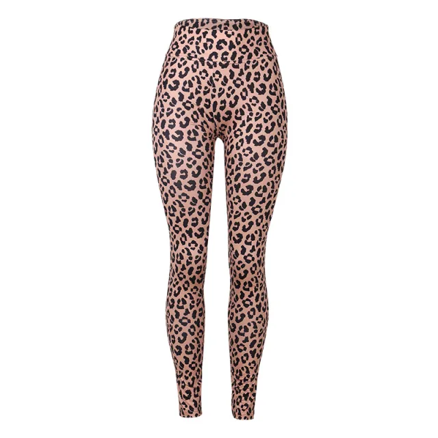 Leopard Print High Waist Casual Sports Tights Leopard - Shop at LoveMi