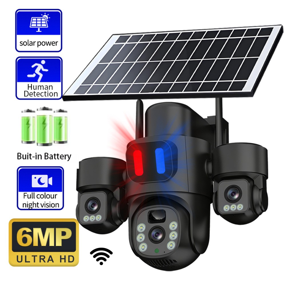 3-in-1 Wireless Solar Camera 360 Waterproof Outdoor Energy Saving WIFI — image 6
