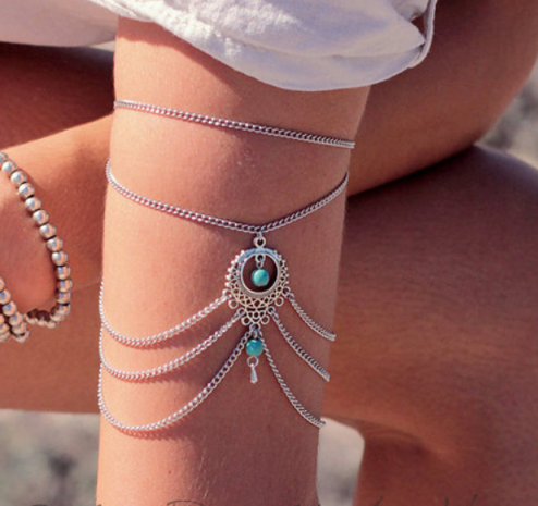Vintage Ethnic Hollow Metal Bracelet