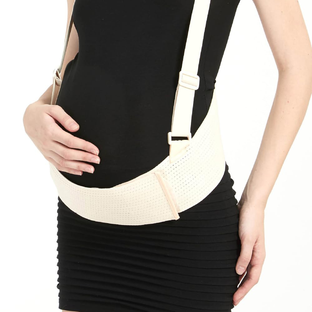 Adjustable Shoulder Strap Maternity Support Belt, Breathable Pregnancy Abdominal Band For Relieving Back Pain 5