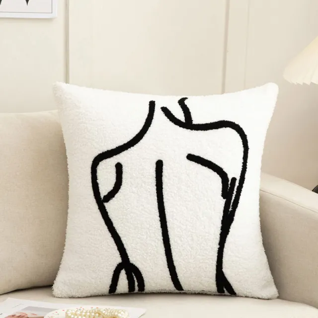 Towel Embroidery Light Luxury Living Room Sofa Pillowcase - Shop at LoveMi