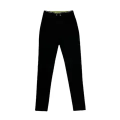Women's Fall And Winter Outer Wear Fleece-lined Leggings - Black - View 1