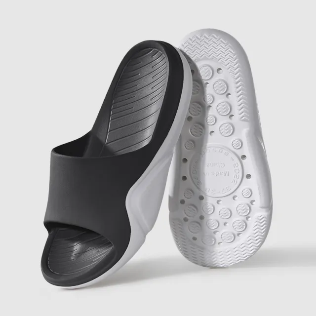 Couple's Home Indoor Platform Slippers Gray - Shop at LoveMi