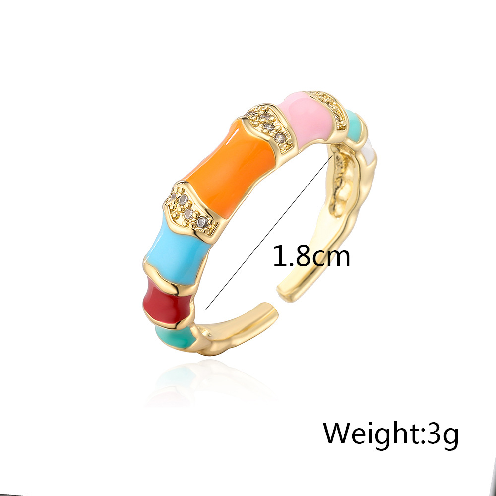 Title 1, INS Fashion Simple Female Copper Plating 18K Go...