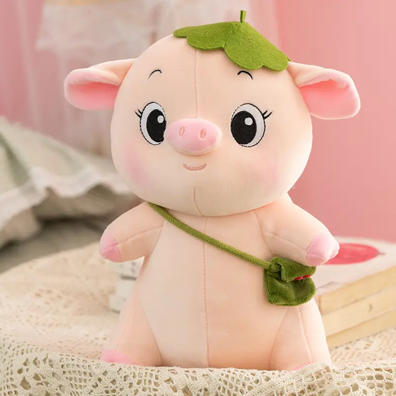 Cute Baby Pig Plush Toy Couple Pig Doll Ragdoll Grab Machine Activity