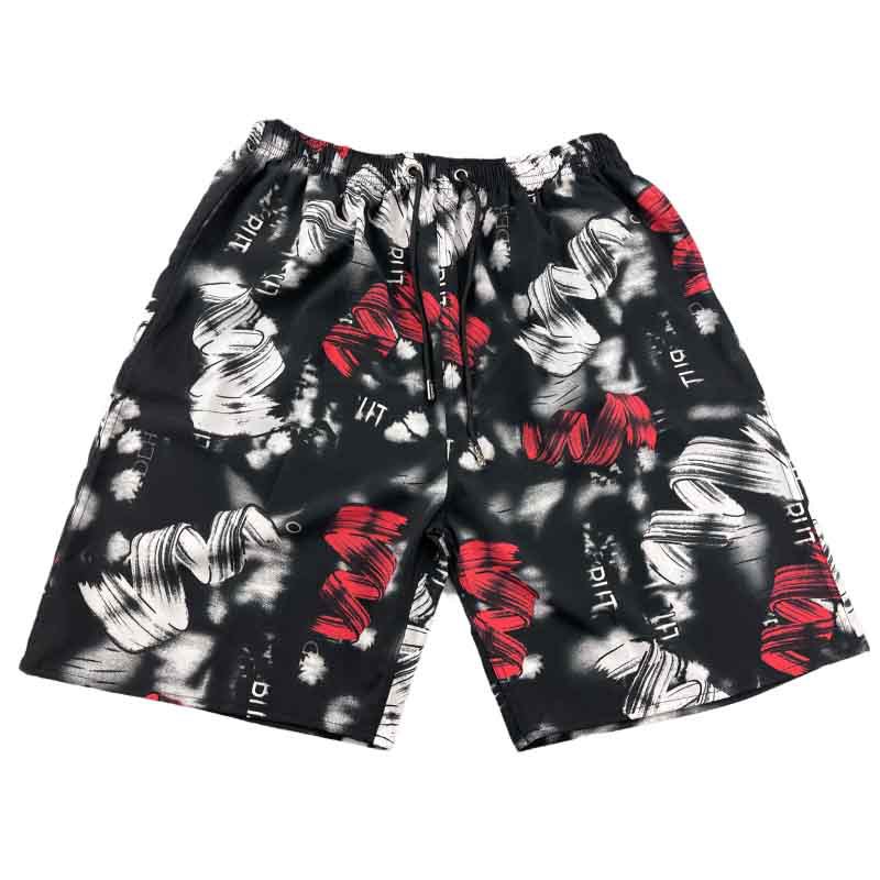 Title 10, Printed Board Shorts Drawstring Casual Pants Su...