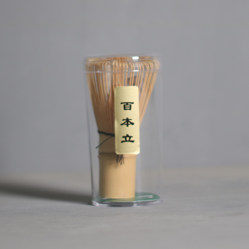 100-prong natural bamboo whisk (chasen)
