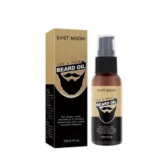 East Moon Beard Care Oil Men's Facial Sideburns Beard Styling Moisturizing Black Thick Care Oil - 1Pcs - View 1