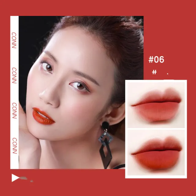 Matte Matte Velvet Lip Mud Is Not Easy To Fade 06Roasted Tomato Color - Shop at LoveMi