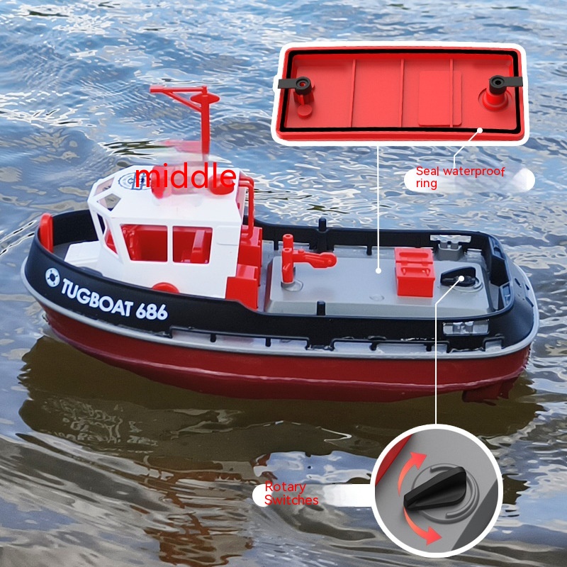 Title 5, Wireless Remote-control Ship Speedboat Dual Motor