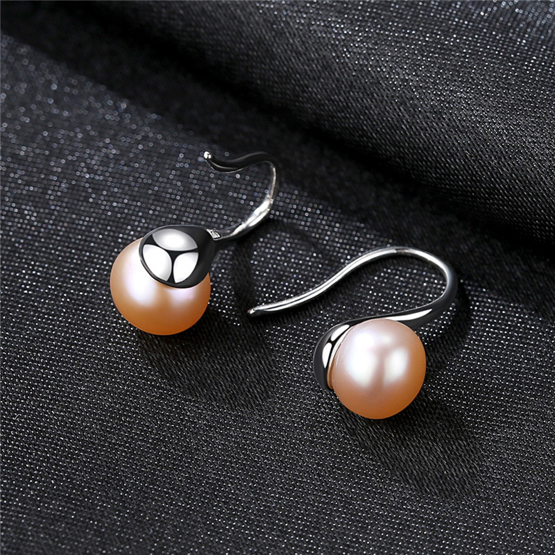 Reduced Version Spoon Shape 6-7mm Freshwater Pearl Earrings