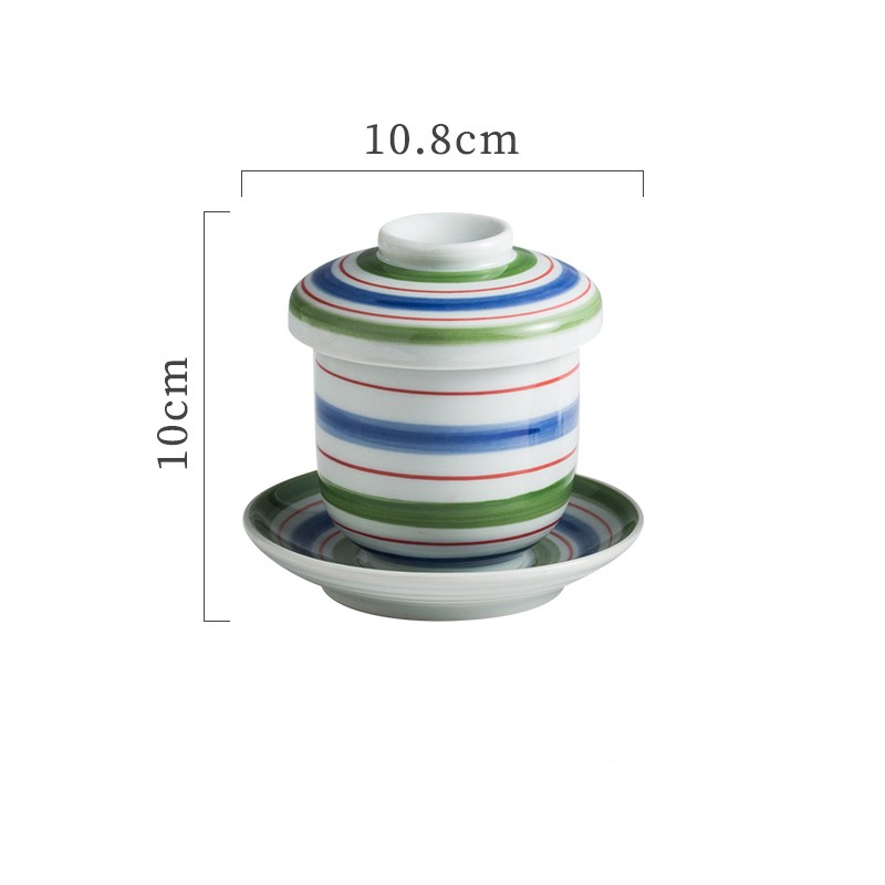 Title 14, Japanese Ceramic Soup Cup With Lid