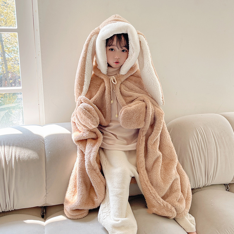 351d2173 6cbe 4323 b98c 1a11e3f77734 - Cute Deer Nap Blanket With Shawl For Children