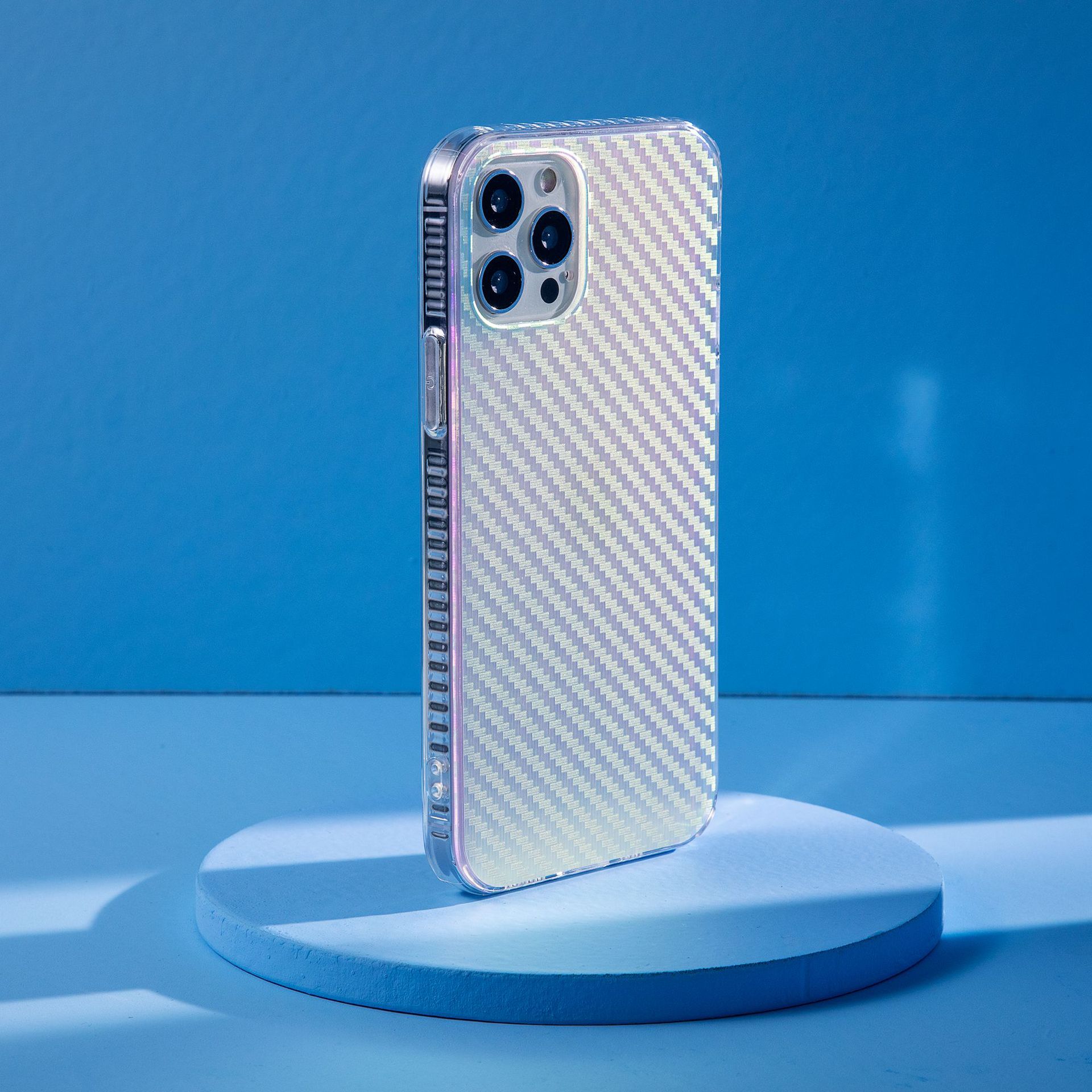 Laser Transparent Frosted Phone Case
