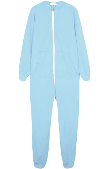 Title 6, Ladies Hooded One Piece Home Wear Pajamas