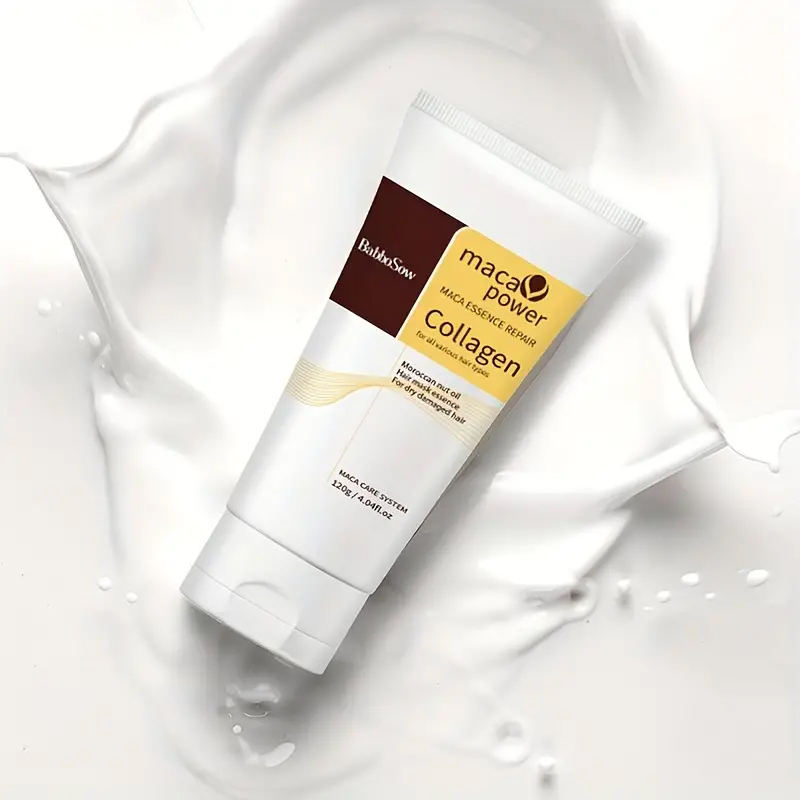 Only Supports Self Pickup With Waybill Collagen No Heat Hair Mask Deep Repair Dry Damaged Hair Smooth Frizz Boost Shine Volume