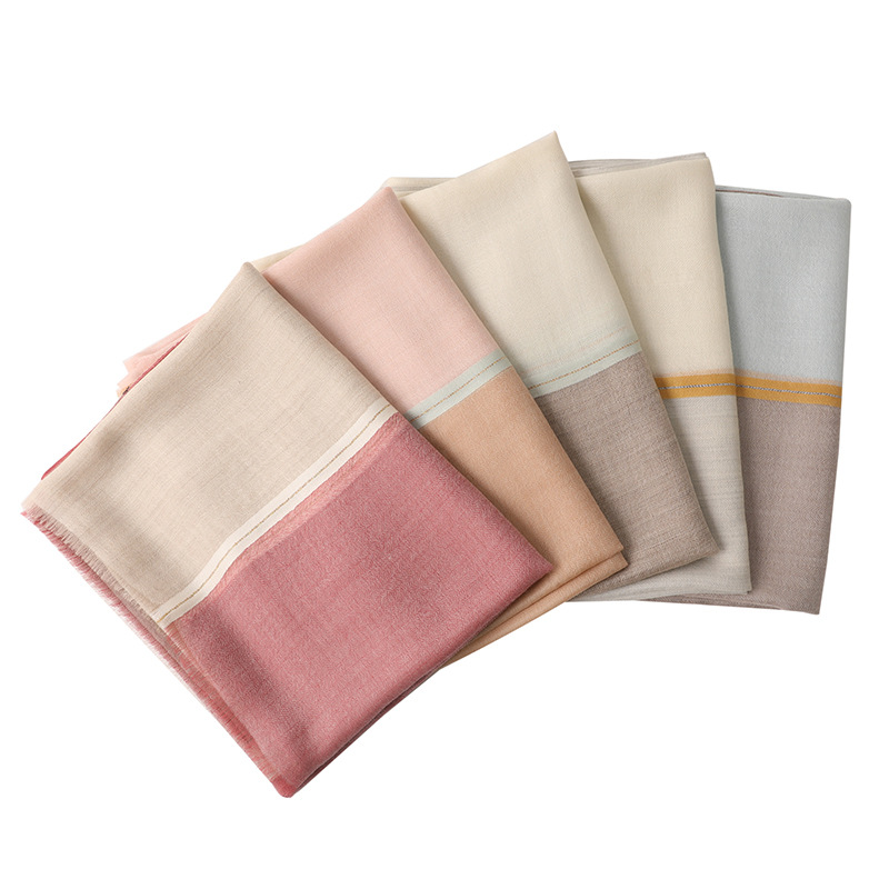 Autumn And Winter Ring Velvet Long Shawl