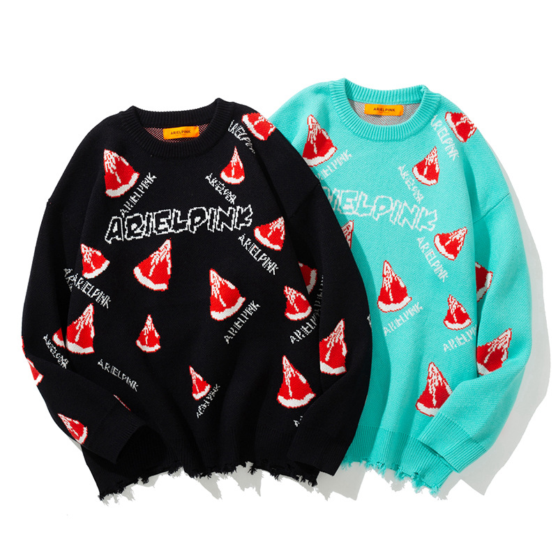 Street Tide High Street Women's Pullover Long Sleeve Loose Type