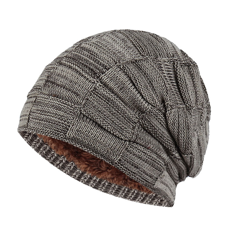 Fashion Plus Velvet Thick Knitted Warm Hat — foto 4