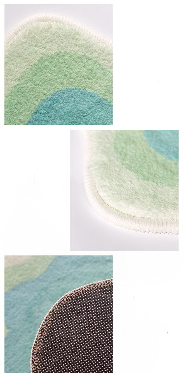 Rug Mat Gradual Wave Edge Floor Mat