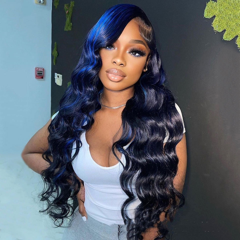 Highlight Body Wave Human Hair Lace Front Wig - Image 4