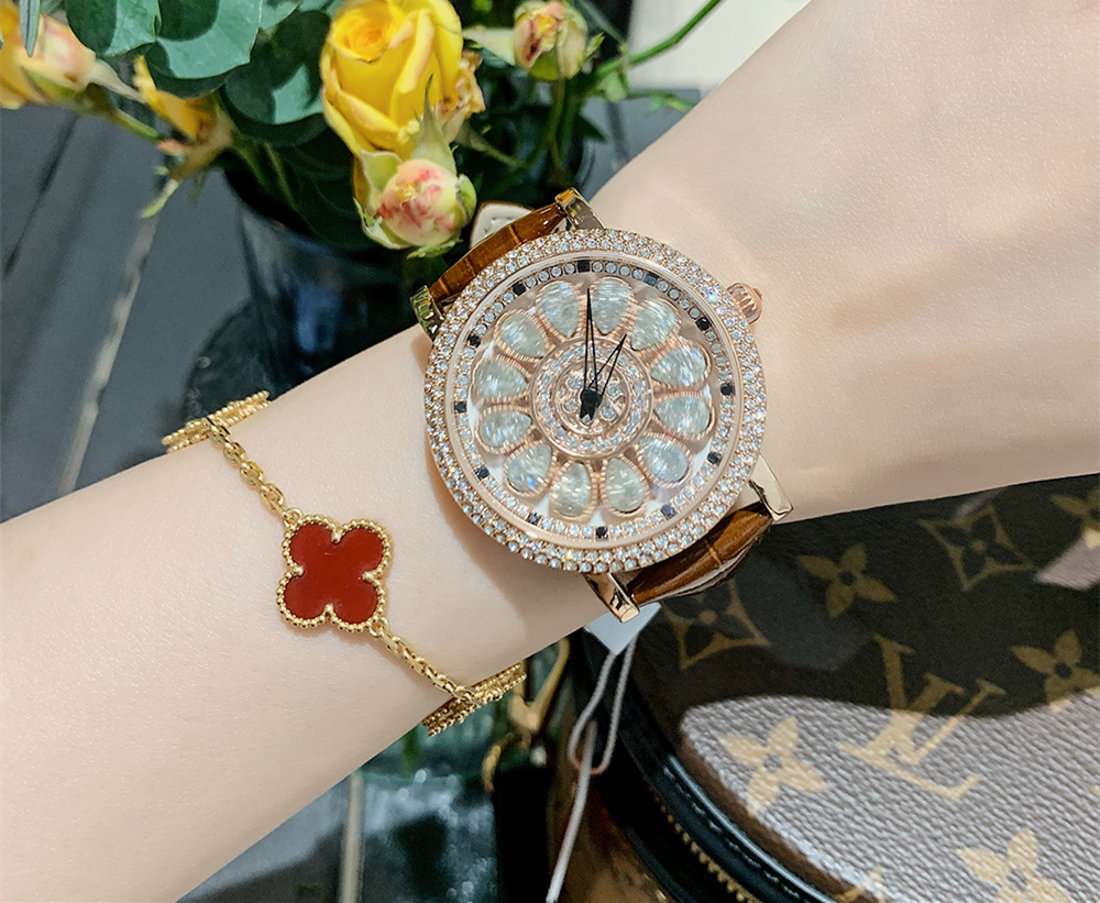 Women's Niche Diamond Luxury Rainbow Watch - Picture 5 of 9