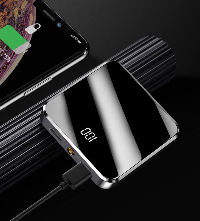 Mini Compact Full Mirror Power Bank - Image 5
