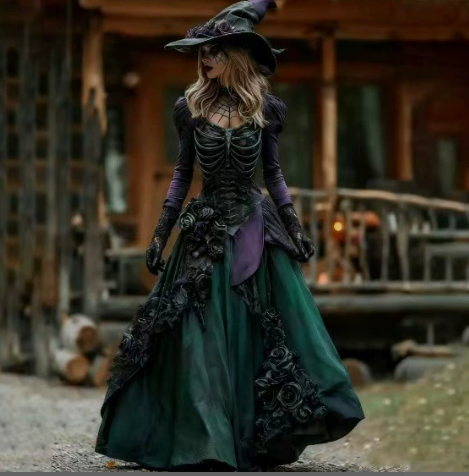 Fashionable Casual Halloween New Witch Witch Dress — image 1 of 1