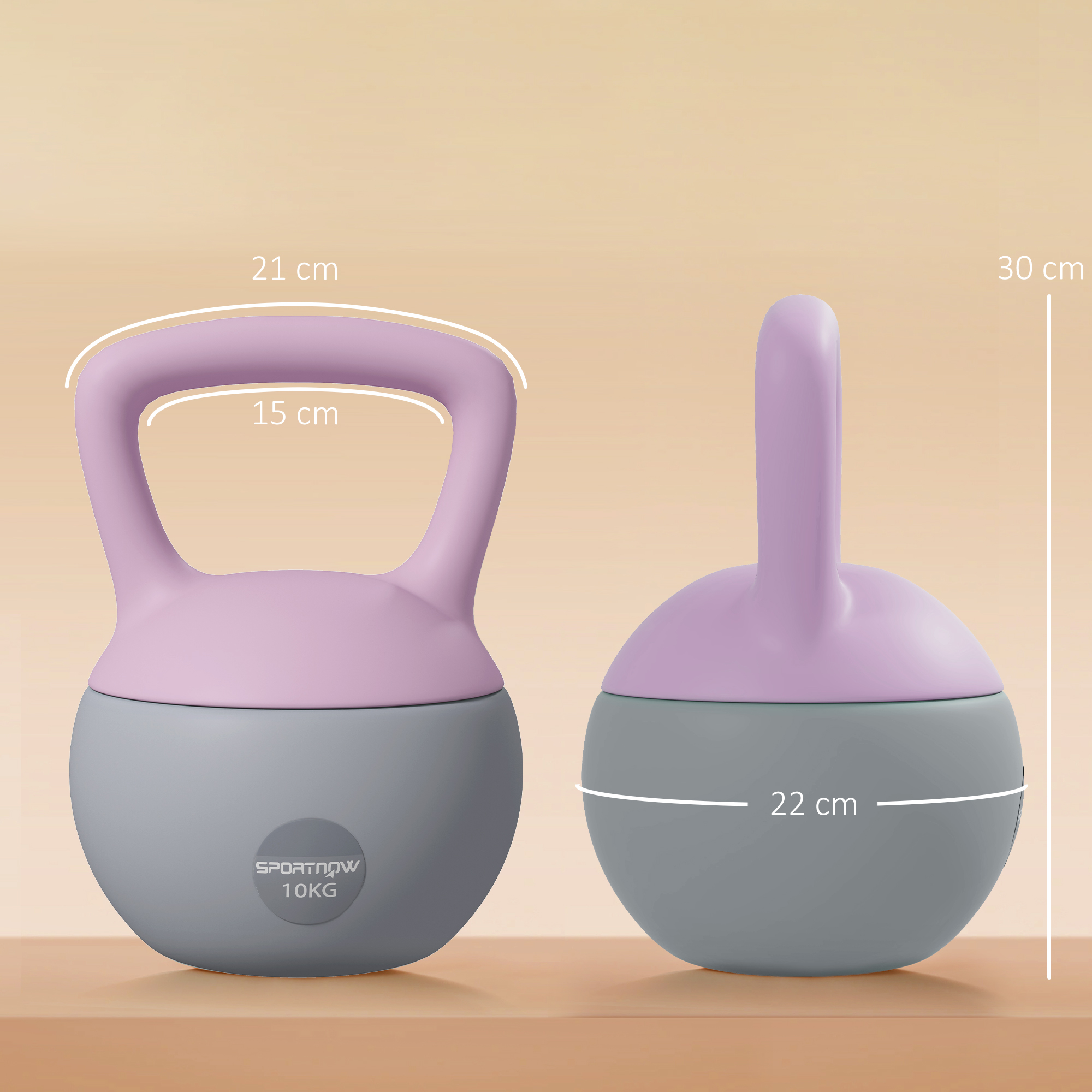 10kg Soft Kettlebell With Anti Slip Handle, Suitable For Home Gym — image 2