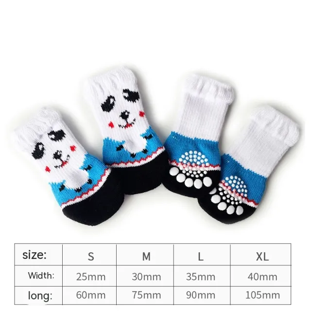 Dog Socks Booties Cat Shoes Anti scratch Panda - Shop at LoveMi