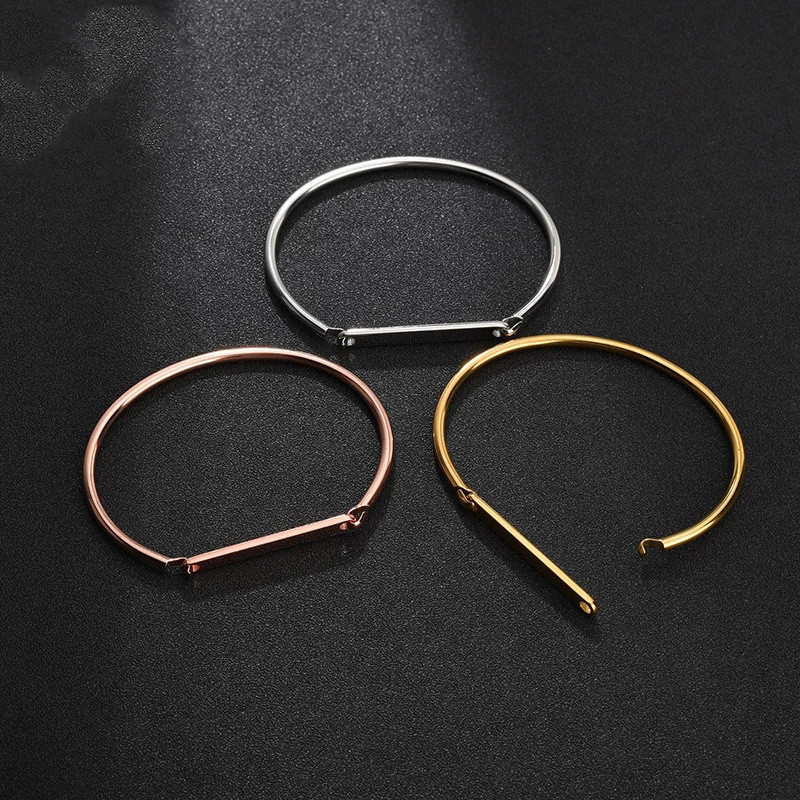 Long Horseshoe Bracelet Couple Memorial Hand Jewelry