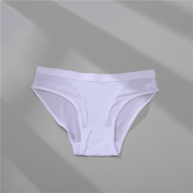 Title 6, Low Waist Mesh Solid Color Briefs