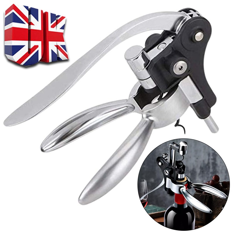 Professional Deluxe Lever Action Wine Bottle Rabbit Corkscrew Gift Bunny Opener — foto 6