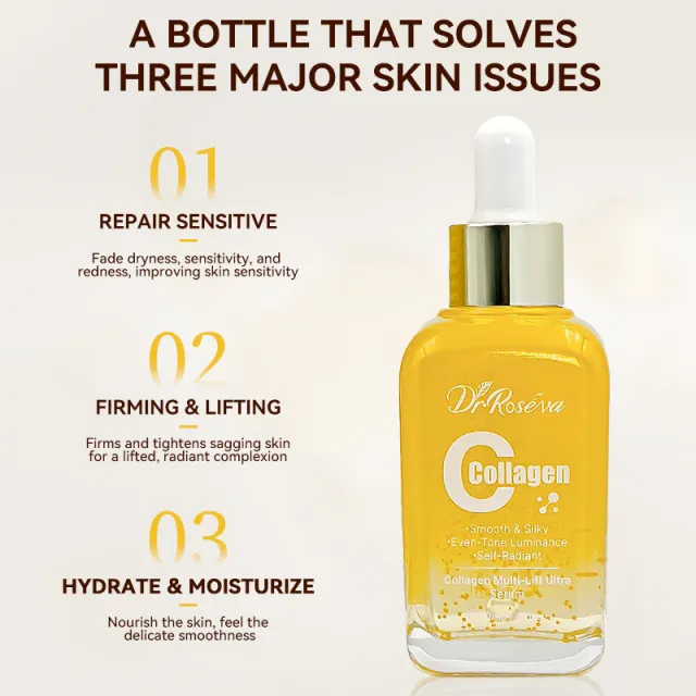 DR.ROSEVA Hot Sales Collagen Multi Lift Ultra Serum For Face Hyaluronic Acid Herbal Whitening Brightening Moisturizing Firming 142G - Shop at LoveMi
