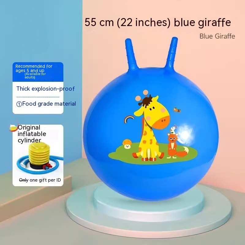 Blue Giraffe 55cm