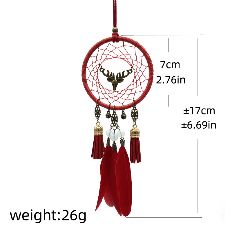 Title 1, Dreamcatcher Automobile Hanging Ornament Feather