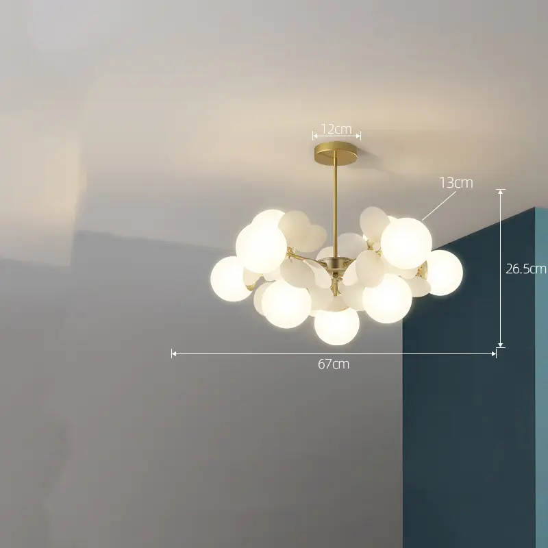 Nordic Chandelier Modern Minimalist Living Room Bedroom